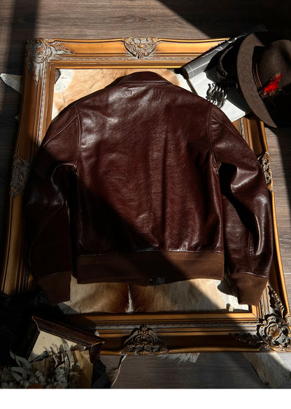 Men's A2 Flight Leather Jacket