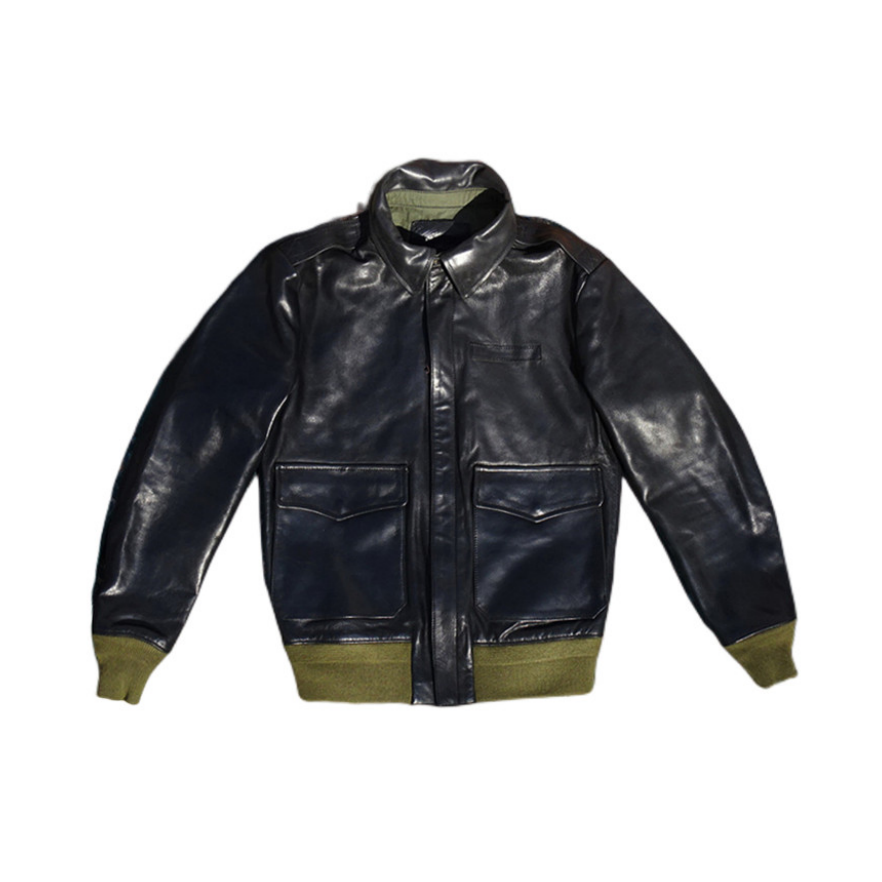 Men's Type A2 Flying Leather Jacket Cowhide