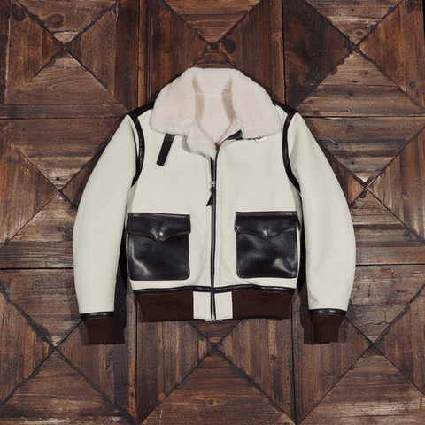 Men's A2 Leather Shearling Flight Jacket