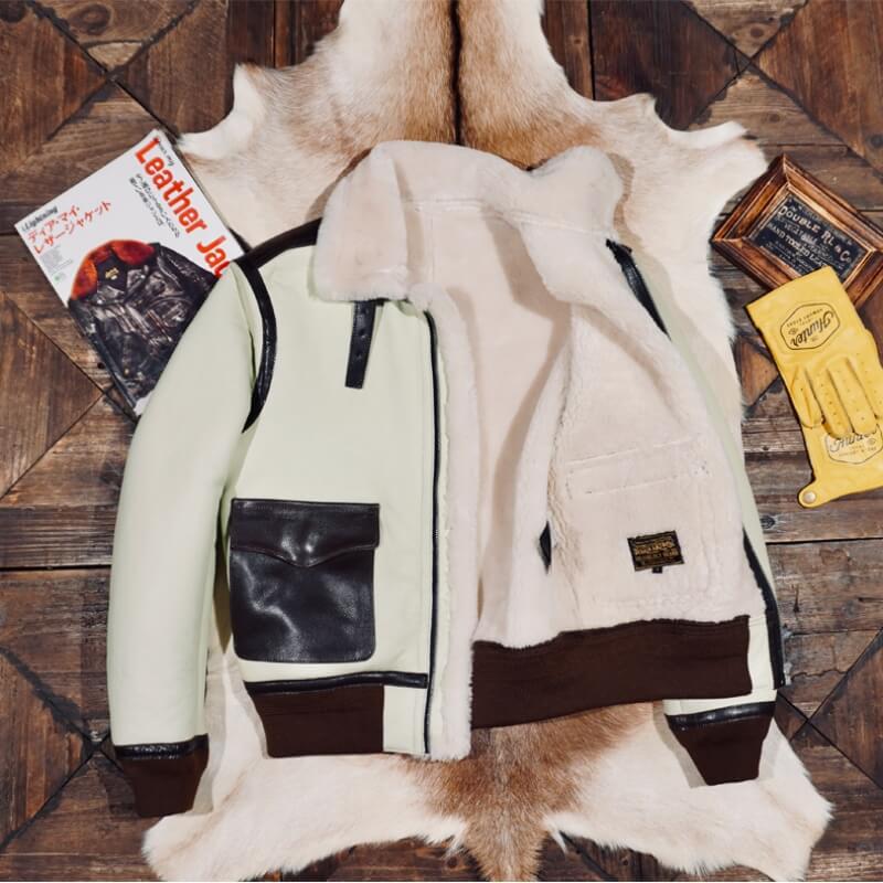 Men's A2 Leather Shearling Flight Jacket