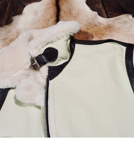 Men's A2 Leather Shearling Flight Jacket