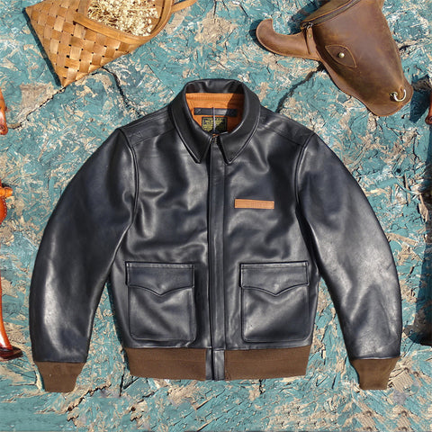 Men's Type A2 Flight Leather Jacket – Crush on Retro