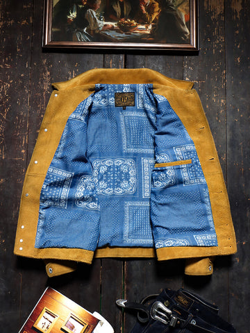 Men's Suede Western Leather Jacket