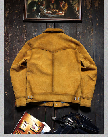 Men's Suede Western Leather Jacket