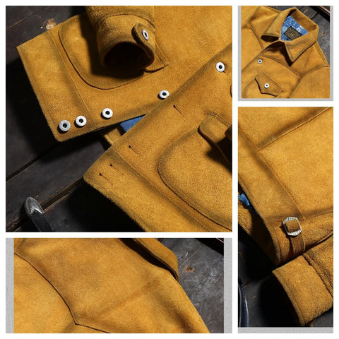 Men's Suede Western Leather Jacket