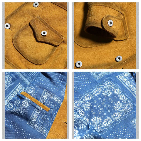 Men's Suede Western Leather Jacket