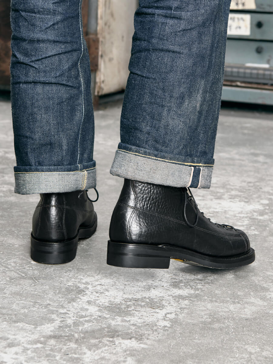 Men's Ankle Monkey Boots Bison