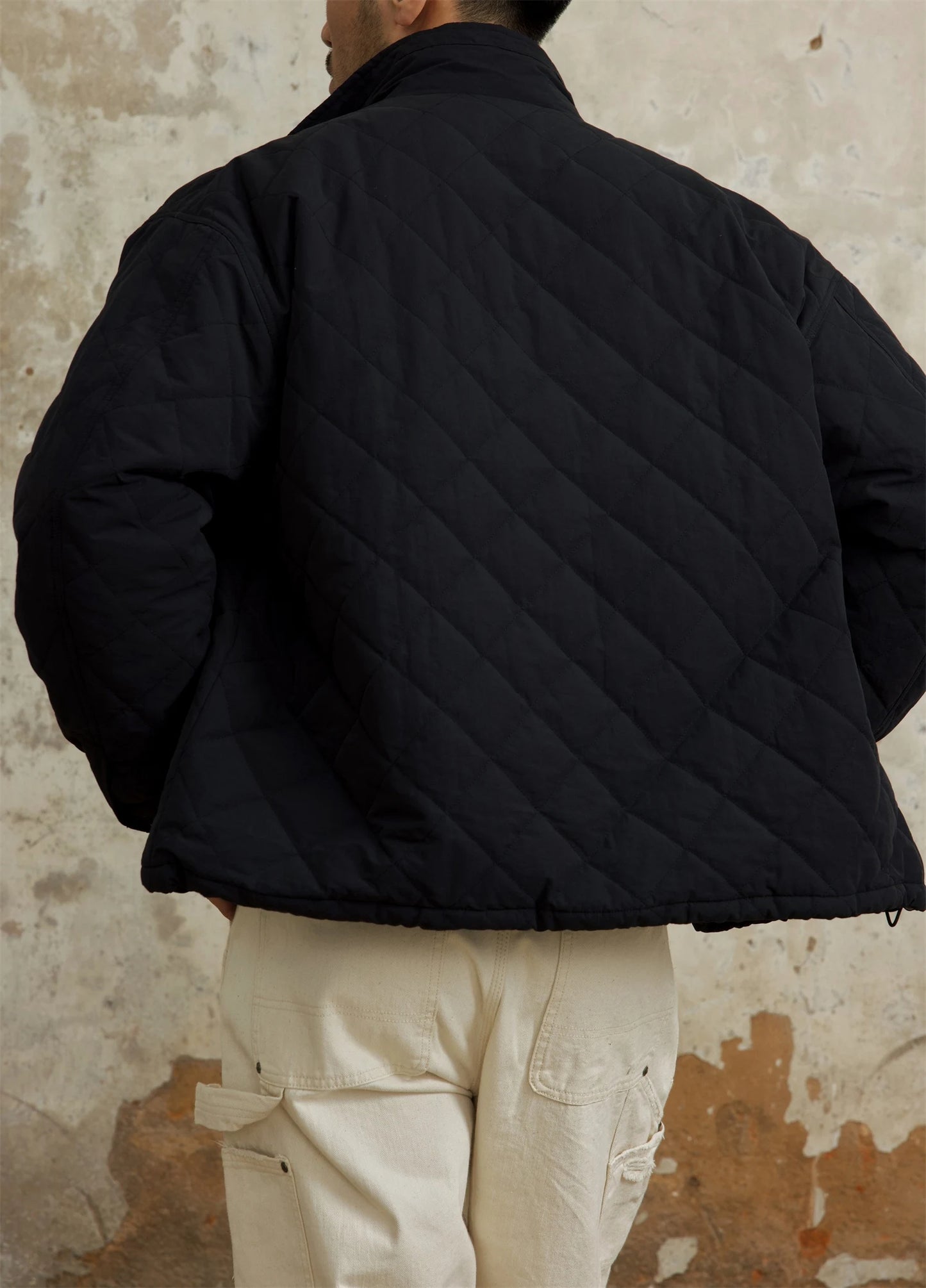 Men's Argyle Quilted Jacket