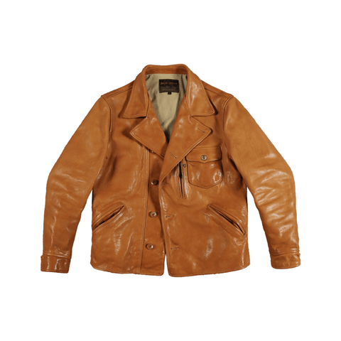 Men's Asymmetric Leather Rider Jacket