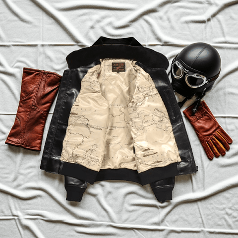 Men's B-15 Bomber Leather Jacket