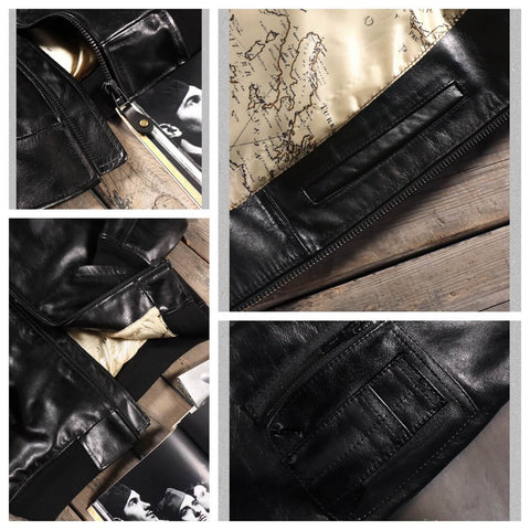 Men's B-15 Bomber Leather Jacket