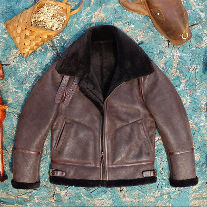 Men's B6 Shearling Bomber Coat