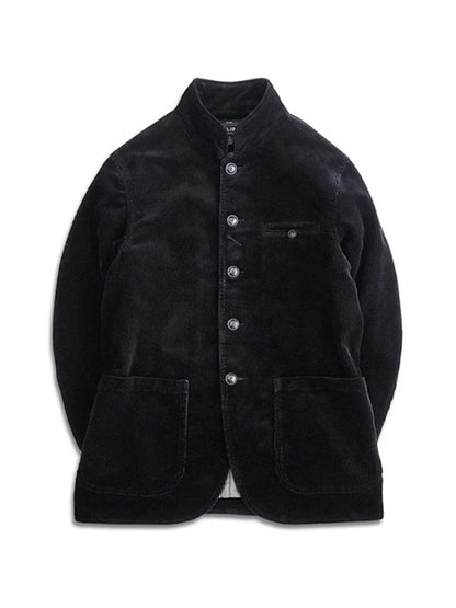 Men's Black Corduroy Brakeman Coat