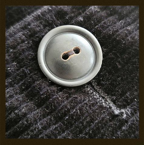 Men's Black Corduroy Brakeman Coat