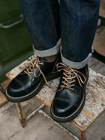 Men's Derby Shoes, Wedge Sole