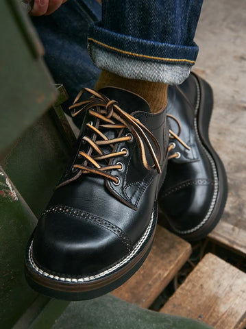 Men's Derby Shoes, Wedge Sole