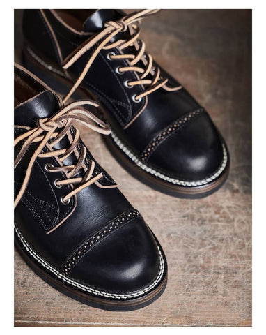 Men's Derby Shoes, Wedge Sole