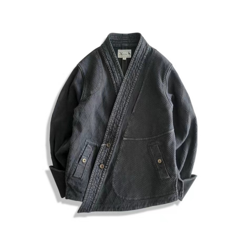 Black Grey Kendo Jacket