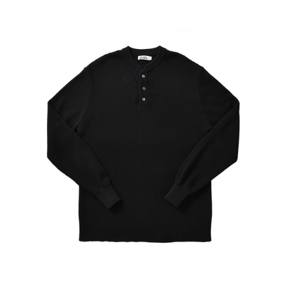 Men's Waffle Henley Sweater