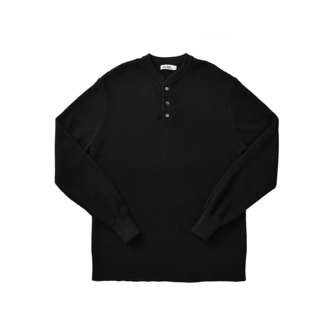 Men's Waffle Henley Sweater