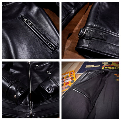 Men's 1930s Sports Leather Jacket