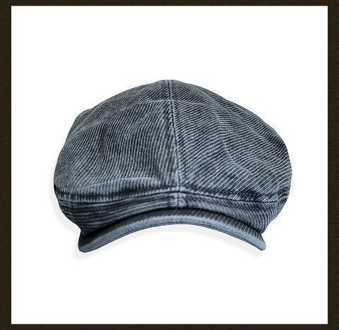 Men's Washed Flat Cap
