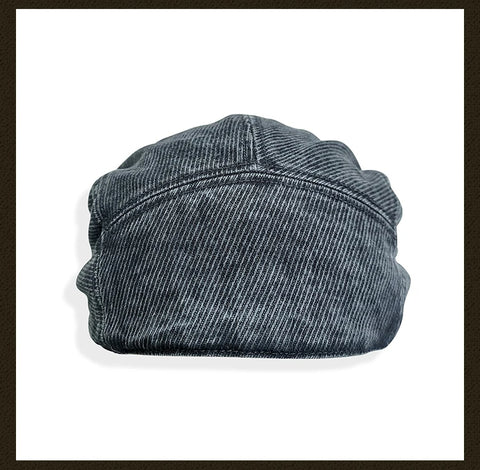 Men's Washed Flat Cap