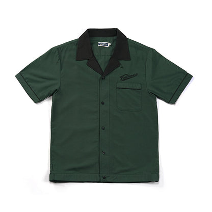 Men's Bowling Shirt Camp Collar