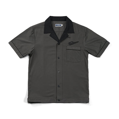 Men's Bowling Shirt Camp Collar