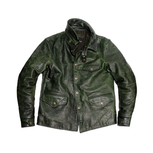 Men's Brakeman Leather Coat Horsehide