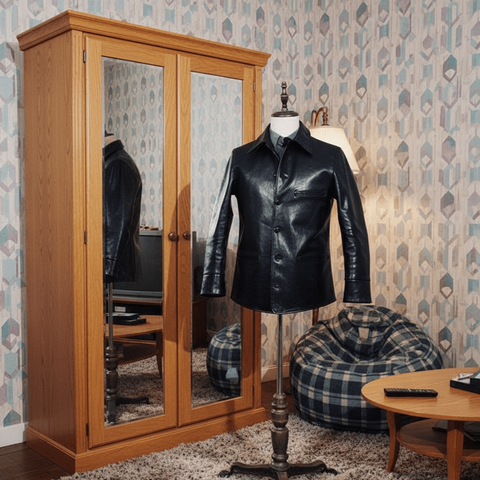 Men's Brakeman Leather Coat