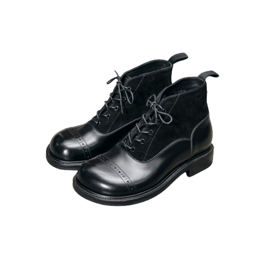 Broad Toe Balmoral Boots