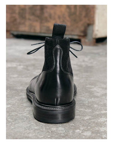 Broad Toe Balmoral Boots