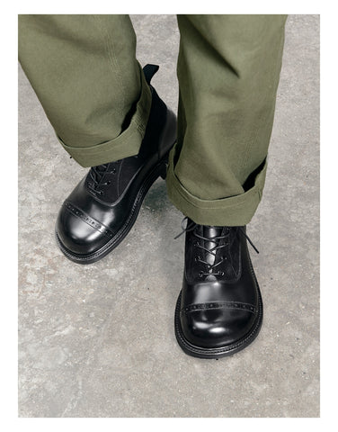 Broad Toe Balmoral Boots