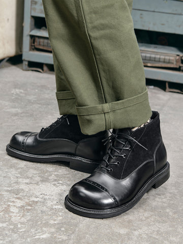 Broad Toe Balmoral Boots