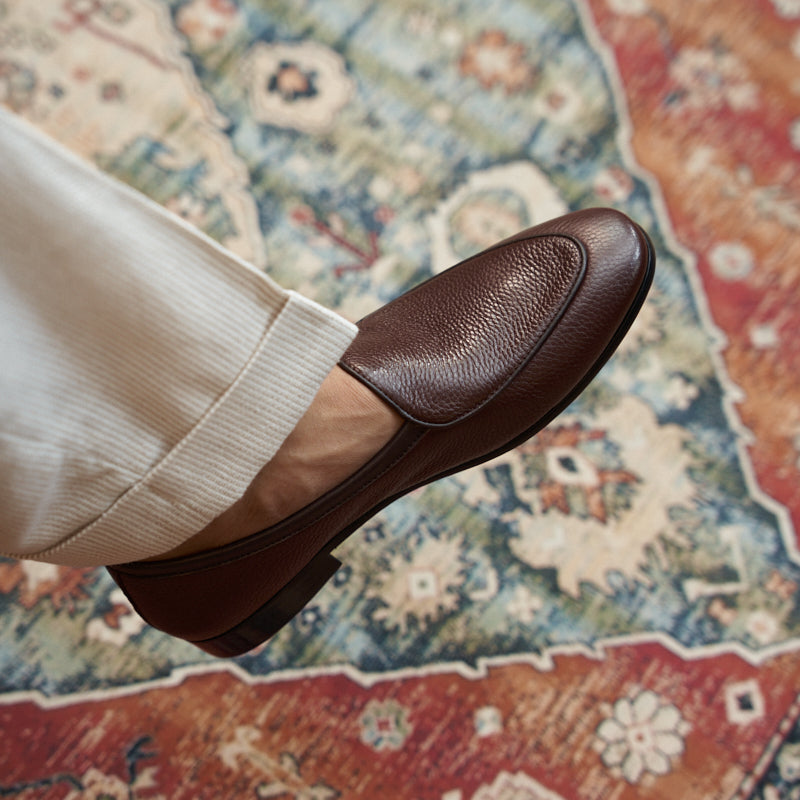 Plain Brown Loafers 