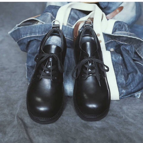 メンズ バンプトゥ ダービーシューズ