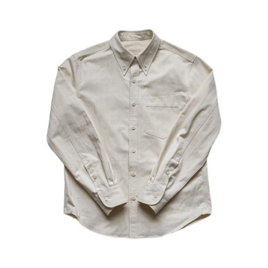 Men's Button Down HBT Shirt Pointed Collar