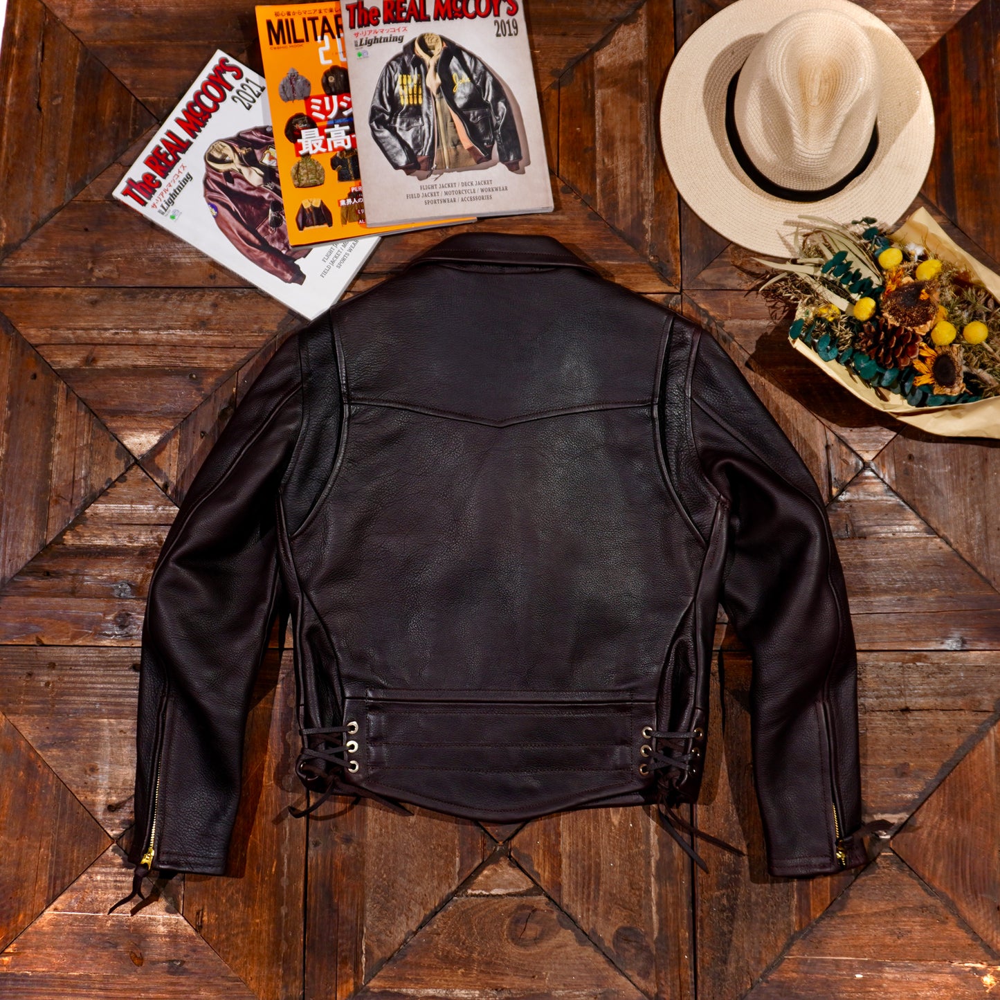 Men's 1940s CHP Leather Jacket