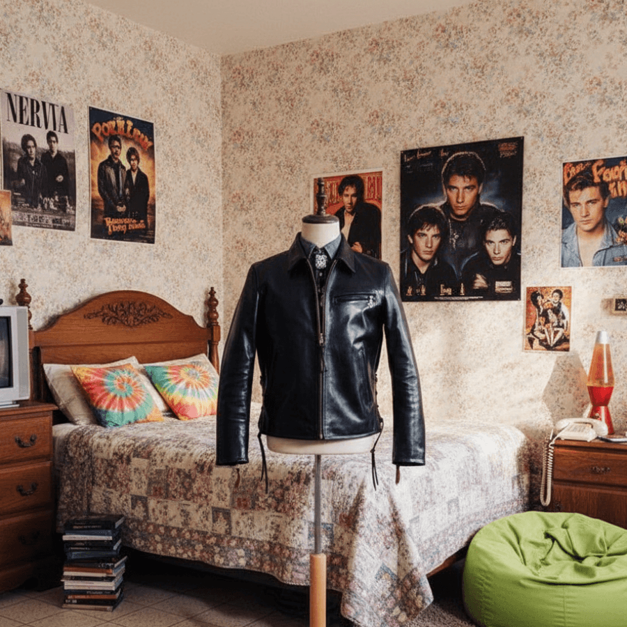 Men's CHP Leather Jacket, Horsehide