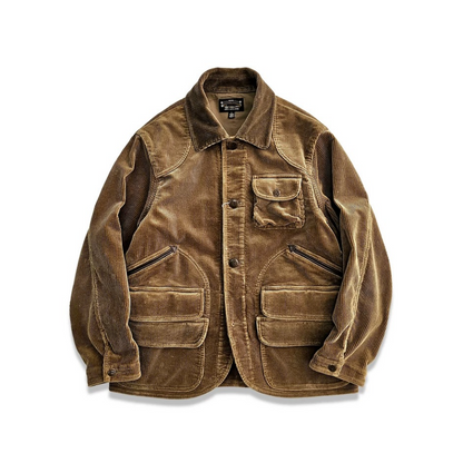 Men's Corduroy Safari Jacket Camel