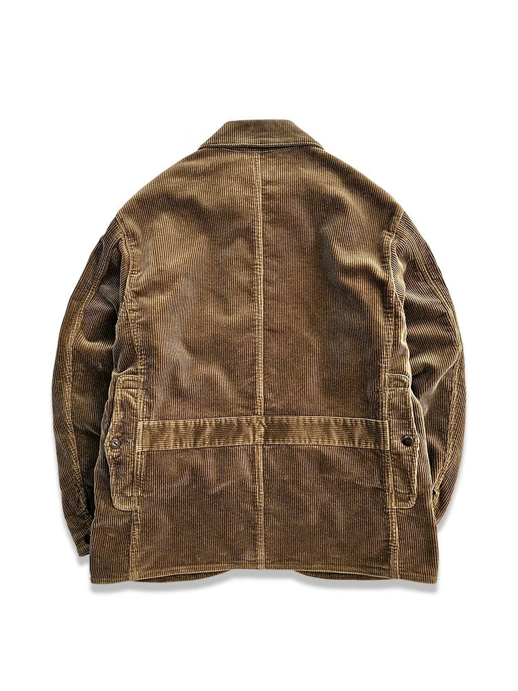 Men's Corduroy Safari Jacket Camel