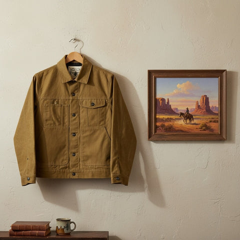 Men's 16OZ Wax Cruiser Jacket