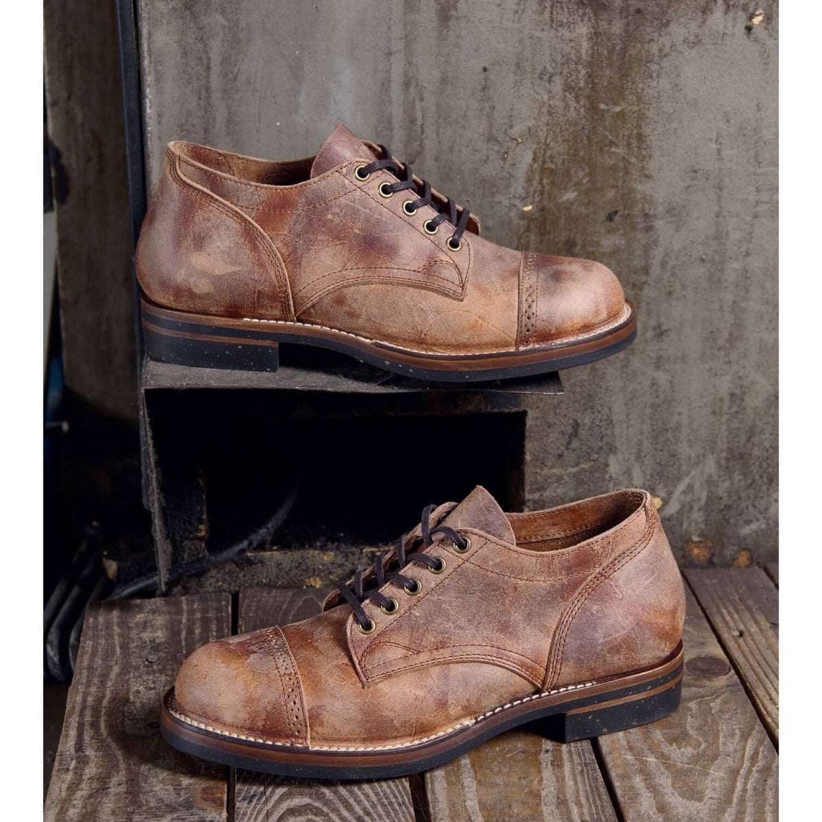 Men's Cap Toe Derby Shoes, Rambler