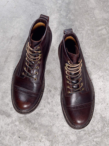 Men's Cap Toe Timber Boots, Crazy Cow