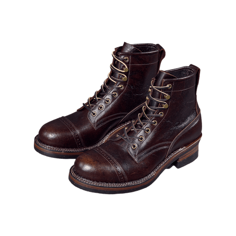 Men's Cap Toe Timber Boots, Crazy Cow