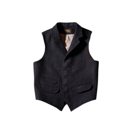 Charcoal_Tweed_Vest_Notch_Lapel