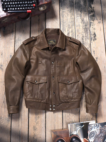 Men's Chicago Police Style Riding Jacket