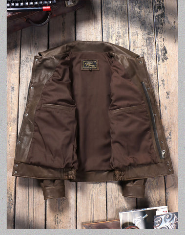 Men's Chicago Police Style Riding Jacket