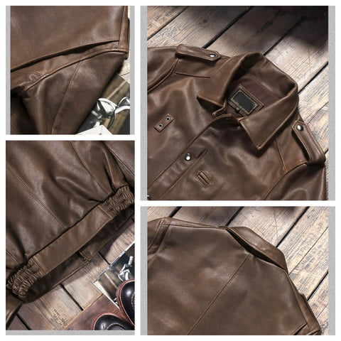 Men's Chicago Police Style Riding Jacket